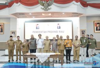 Bupati Rohil Mengikuti Rapat Koordinasi Terkait Participating Interest 10 di Wilayah Kerja Rokan